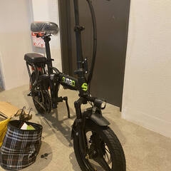 二人乗り フル電動自転車 折り畳み 速度35kmh フル電動走行距離110+km 48V 400Wの画像