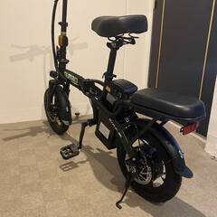 二人乗り フル電動自転車 折り畳み 速度35kmh フル電動走行距離110+km 48V 400Wの画像