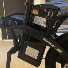 二人乗り フル電動自転車 折り畳み 速度35kmh フル電動走行距離110+km 48V 400Wの画像
