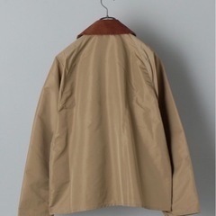 Barbour バブアー SHIPS シップス 別注 TRANSPORT トランスポート ナイロン ジャケット アウター コーデュロイ ベージュ 36 撥水 コラボ 希少 名品 正規品 古着 カジュアル スポーツウェア モード ドレス ビジネスの画像