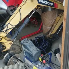 コンパクター、プレート路盤、採石、舗装、地面締固め機械、あると便利安い、ヤンマミニバックもの画像