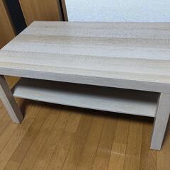 IKEA イケア ローテーブル 白の画像