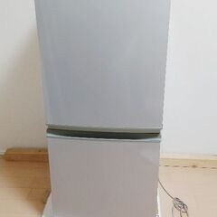  小型冷蔵庫 2ドア  SHARP SJ-14M-S 2007年製の画像