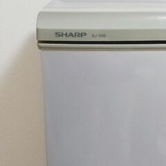  小型冷蔵庫 2ドア  SHARP SJ-14M-S 2007年製の画像