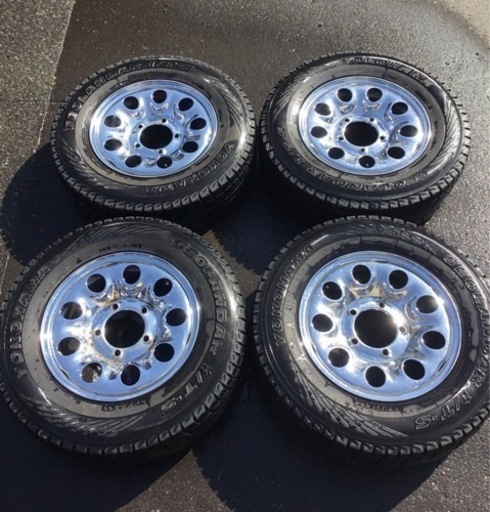 ジムニー純正 スチールホイール ヨコハマスタッドレスタイヤ 195/80R15 4本セット