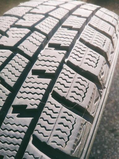 ダンロップスタッドレス155/65R14×2本.2017年