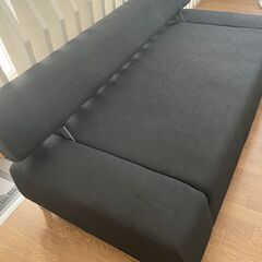 ソファベッド差し上げます。2階屋上から庭へ吊り下ろし搬出すること...