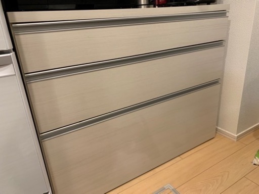 日本製 天板ステンレストップカウンター 3段