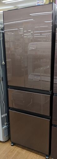 MITSUBISHI 3ドア冷蔵庫 MR-CG37E-T 2019年　ag-kd086