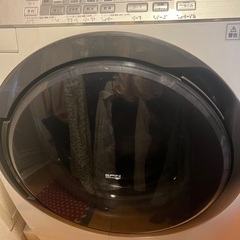 Panasonic ドラマ式洗濯乾燥機 10/6 kg NA-VX3800L 2017年製の画像