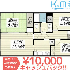 🟦キャッシュバック１万円🟦☆月数千円〜契約時０円☆審査通します☆...