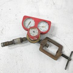 【値下げ】ガスゲージ　アセチレン用　圧力調整器　TANAKA　逆...
