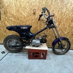カブフレーム＆カブエンジン＆JAZZ50フロントフォーク　中古　...