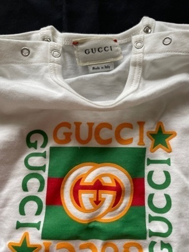 【新品未使用、箱付き】GUCCI ロンパース　帽子　スタイ　セット　イタリア製