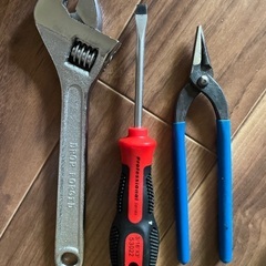 レンチ　ペンチ　ドライバー　3点工具セット