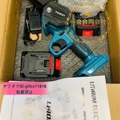 電動チェーンソー ミニチェーンソー 6インチ チェンソー 充電式...
