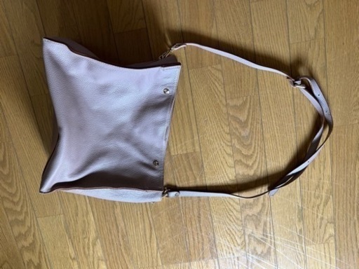 BABYLONE 購入　オシャレピンク皮バッグ