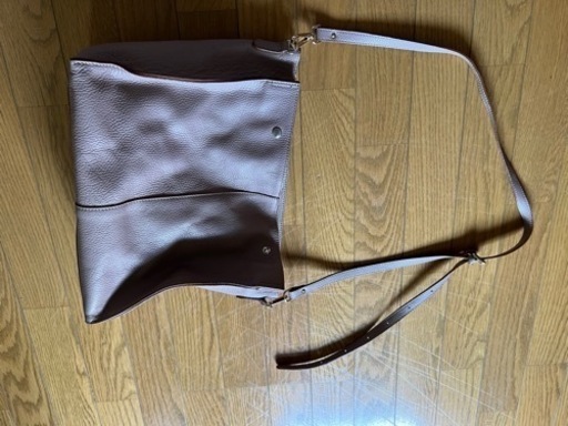 BABYLONE 購入　オシャレピンク皮バッグ