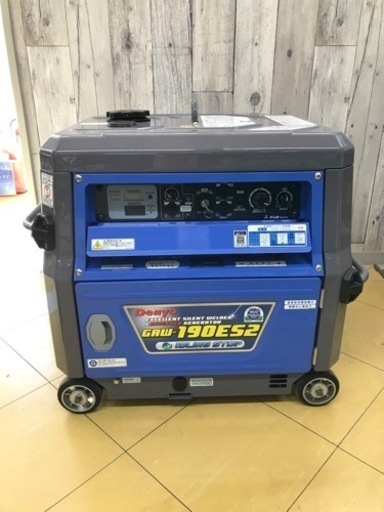 動作時間20分のみ！中古美品△デンヨー 溶接機 発電機 GAW-190ES2 DENYO ガソリン ウェルダー