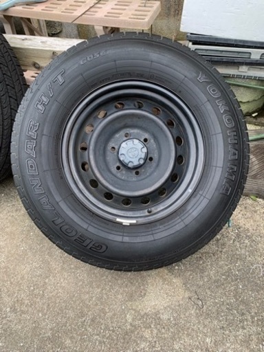 FJクルーザー　鉄チンタイヤ