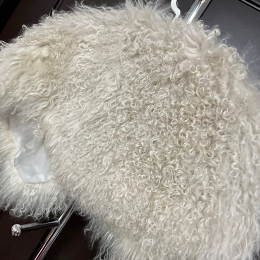 ラム毛皮ショール
