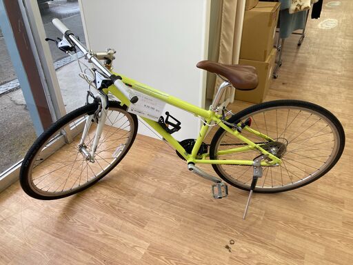 ★ジモティ割あり★ シェファード 　ライトウェイ　自転車  ライトグリーン クリーニング済み KJ944