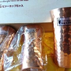 純銅製ビアグラスの画像