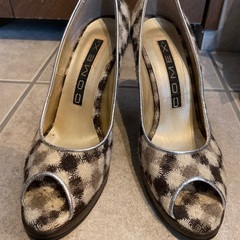 コメックス COMEX ツイードパンプス　23.5センチ