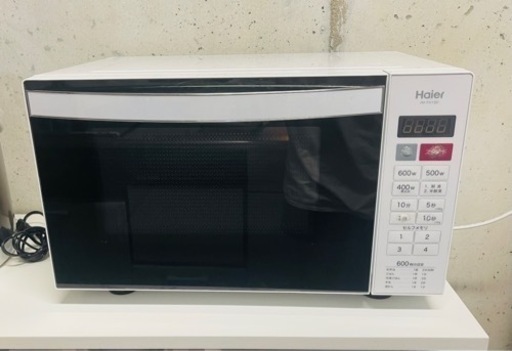 ハイアール　電子レンジ　JW-FH18D ホワイト　美品