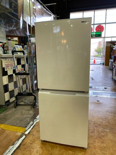 【愛品館市原店】SHARP 2020年製 152L 2ドア冷蔵庫 SJ-D15G-W【愛市IR014746-104】