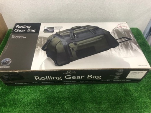 【中古品】skyway rolling gear bag 車輪付きバッグ キャンプ用品