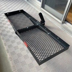 【売却済】ヒッチキャリアカーゴ 折りたたみ式 ヒッチカーゴ ヒッチキャリア ヒッチメンバー カーゴ 幅153cmの画像