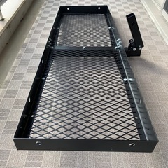 【売却済】ヒッチキャリアカーゴ 折りたたみ式 ヒッチカーゴ ヒッチキャリア ヒッチメンバー カーゴ 幅153cmの画像