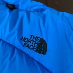 おしゃれ！ノースフェイス　ダウン　140cm ブルーの画像