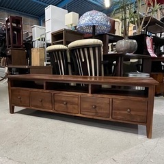 ✨オシャレなカントリー調家具✨ 木製 ローボード テレビ台 テレ...