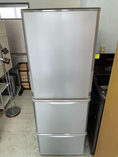 シャープ350L両開き冷蔵庫　2018年製！分解クリーニング済み