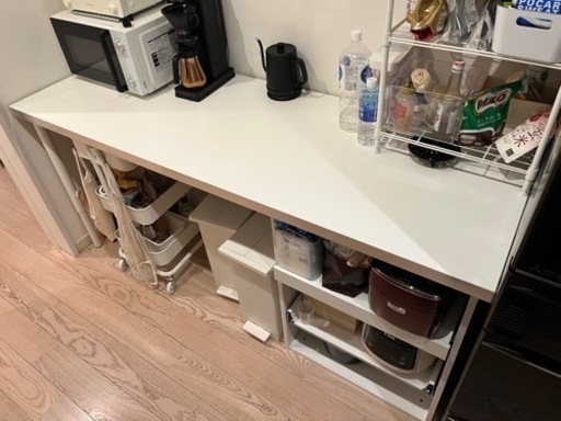 IKEA ワークトップ＋引き出し　テーブル