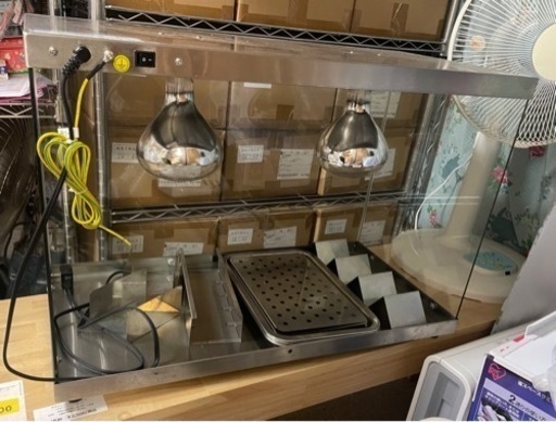 業務用フードケース ホットショーケース 背面オープン