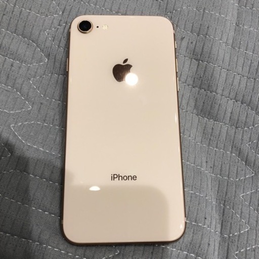 美品 Apple iphone 8 64GB バッテリー100% SIMフリー ゴールド