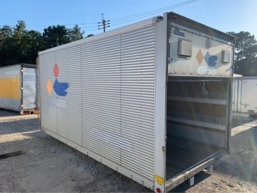 No.665 アルミバン 3ｔ 車 アルミ 箱 バイク 倉庫 トラック コンテナ 米 保管庫 物置 DIY