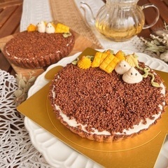 Rawスイーツ《ほろにがクランチのクリームチーズタルト》