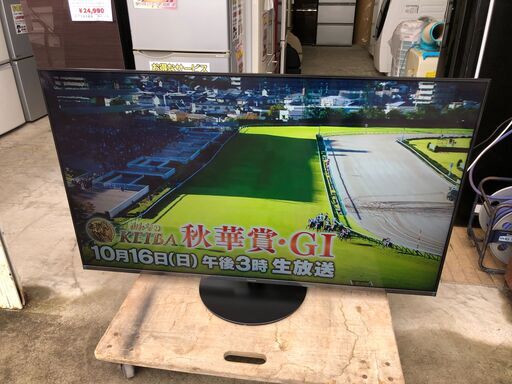 【動作保証あり】Panasonic VIERA 2021年 TH-55JX950 55V型 4Kダブルチューナー内蔵 液晶テレビ【管理KRT204】