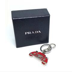 レア★新品★未使用★箱付 PRADA キーリング 車★直営店購入★レッド×シルバー★ユニセックス★キーホルダー 車モチーフ★プラダ出品⑧の画像