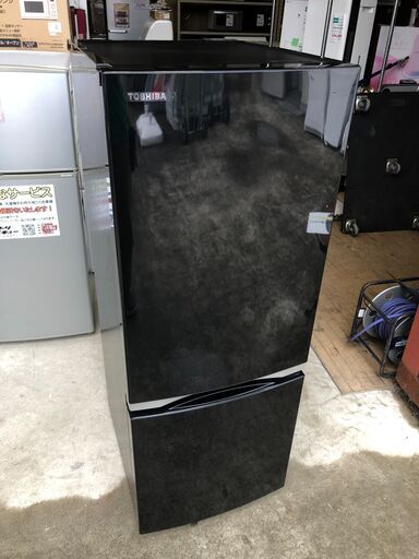 【動作保証あり】TOSHIBA 東芝 2018年 GR-P15BS 153L 2ドア 冷凍冷蔵庫【管理KRR436】