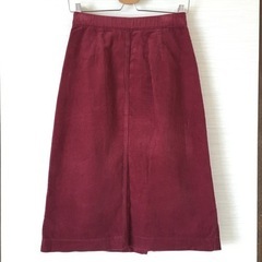 UNIQLO ユニクロ フロントボタンコーデュロイスカート ★Sサイズ★の画像
