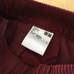 UNIQLO ユニクロ フロントボタンコーデュロイスカート ★Sサイズ★の画像
