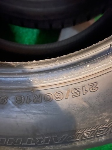 BS イボ付き　215 60 16 2018年製造