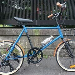 ☆新品　格安　ミニベロ　ブルーの画像