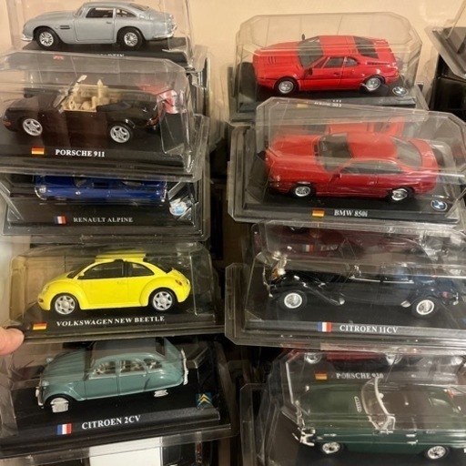 1/43スケールダイキャスト製ミニカー40台。週刊デル・プラド カーコレクション 