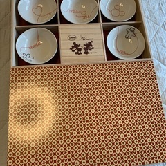 小鉢5個揃え2セット　ディズニー　ミッキー　ミニー　木箱入りの画像